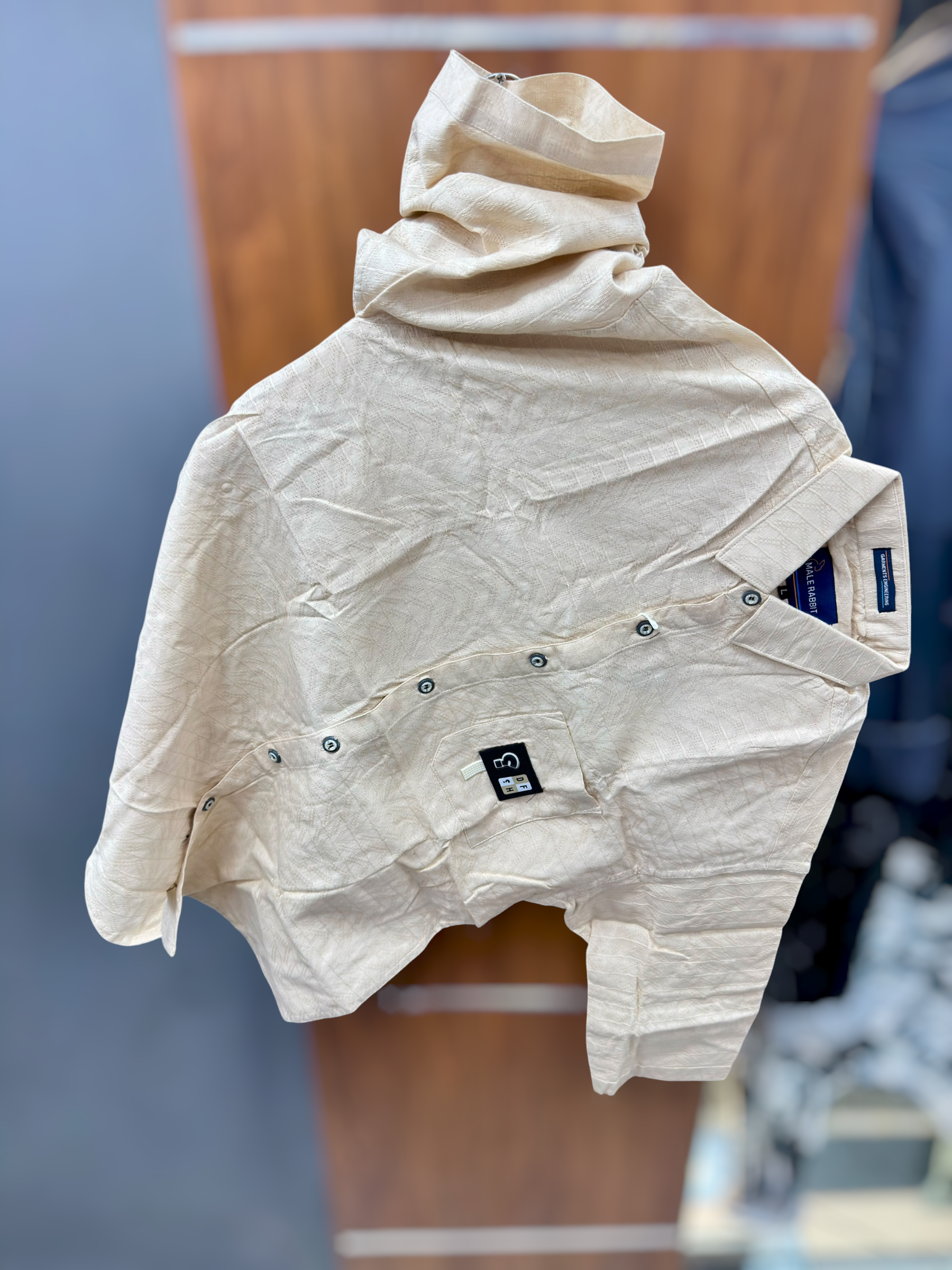 Down shoulder shirt