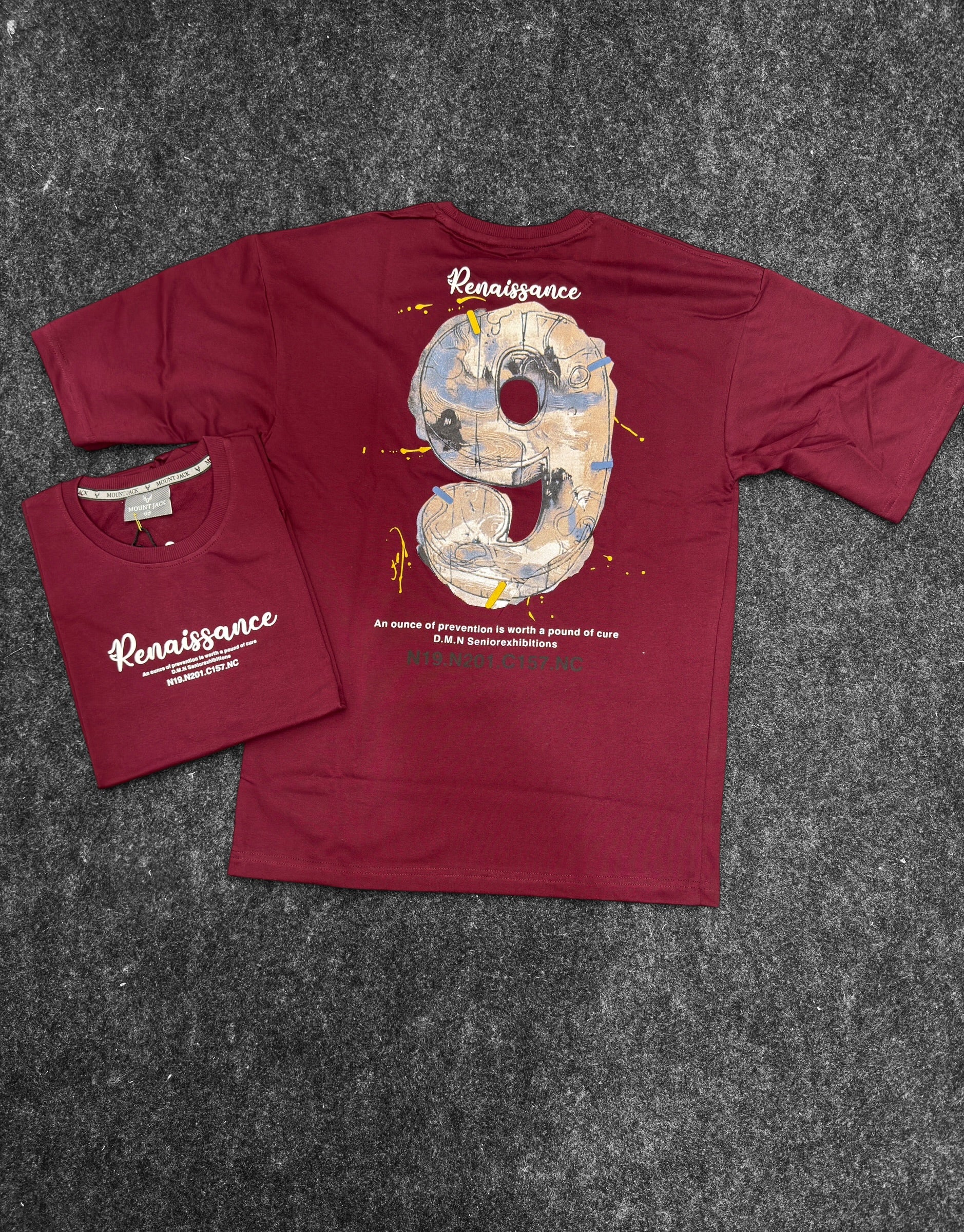 Down solder T-shirt Back Print