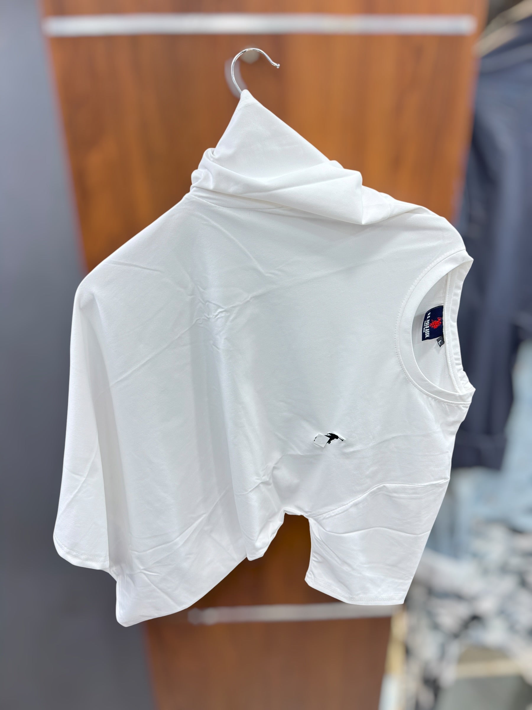 Half sleeve T-shirt US Polo White