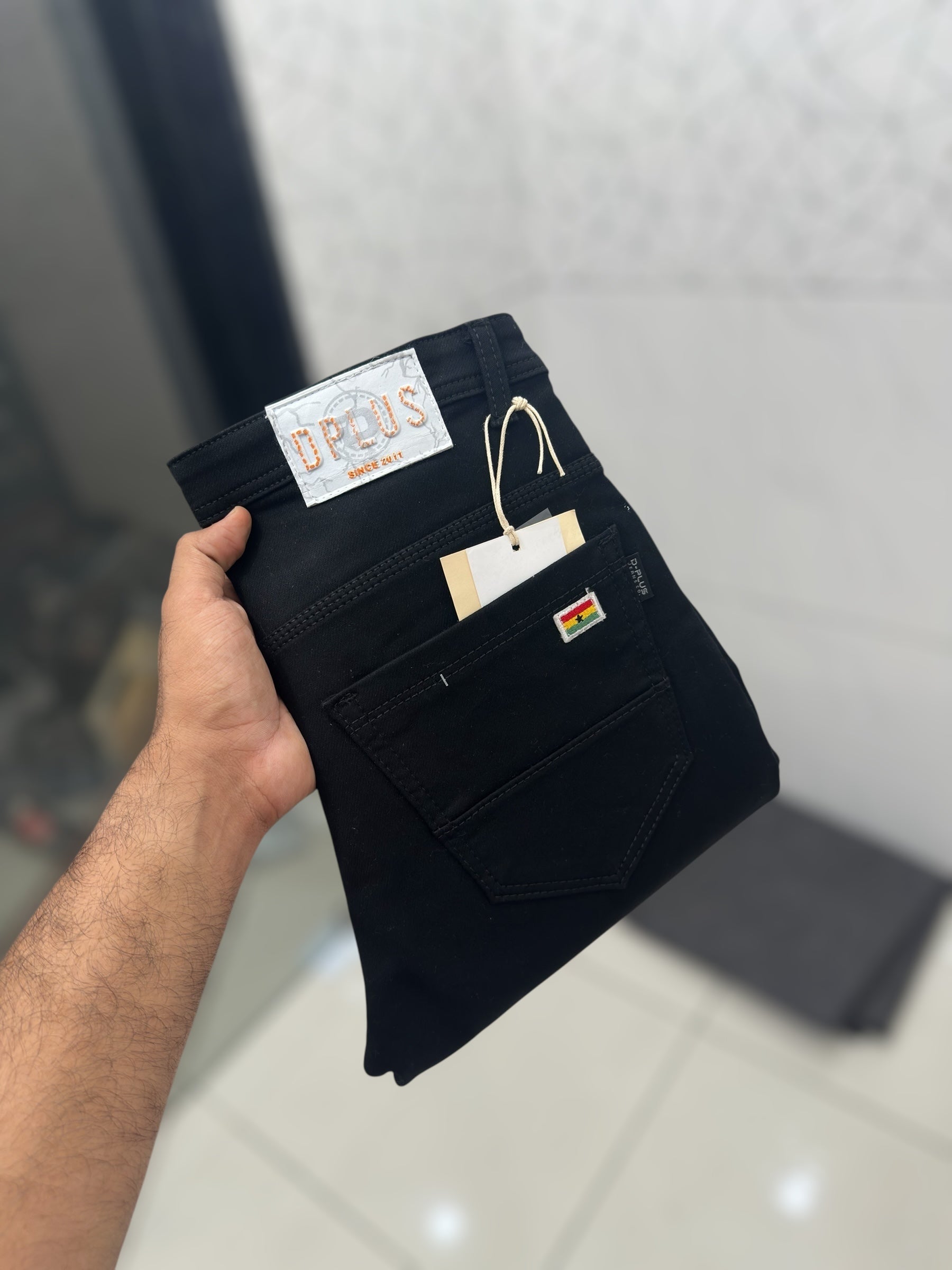 Z BLACK DENIM JEANS D PLUS