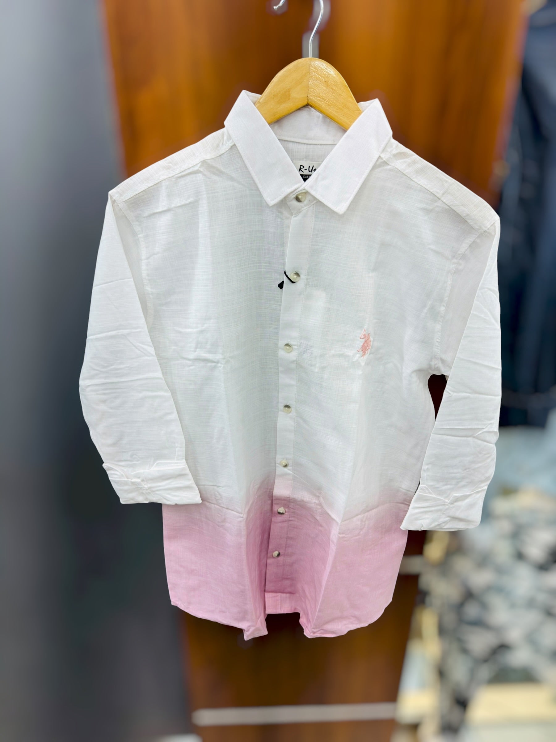 Dual Color Lelan  shirt