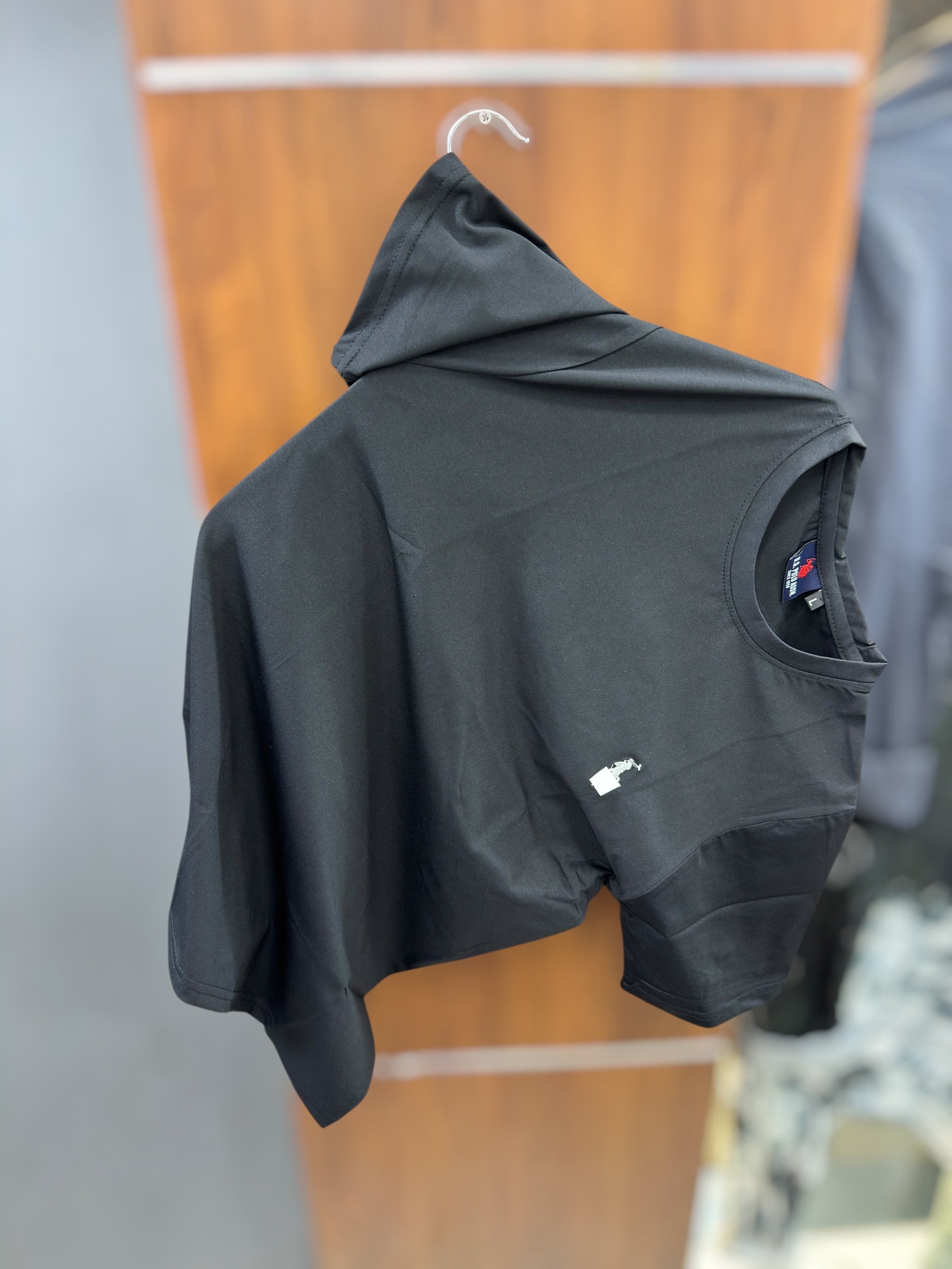 Half sleeve T-shirt US Polo BLACK