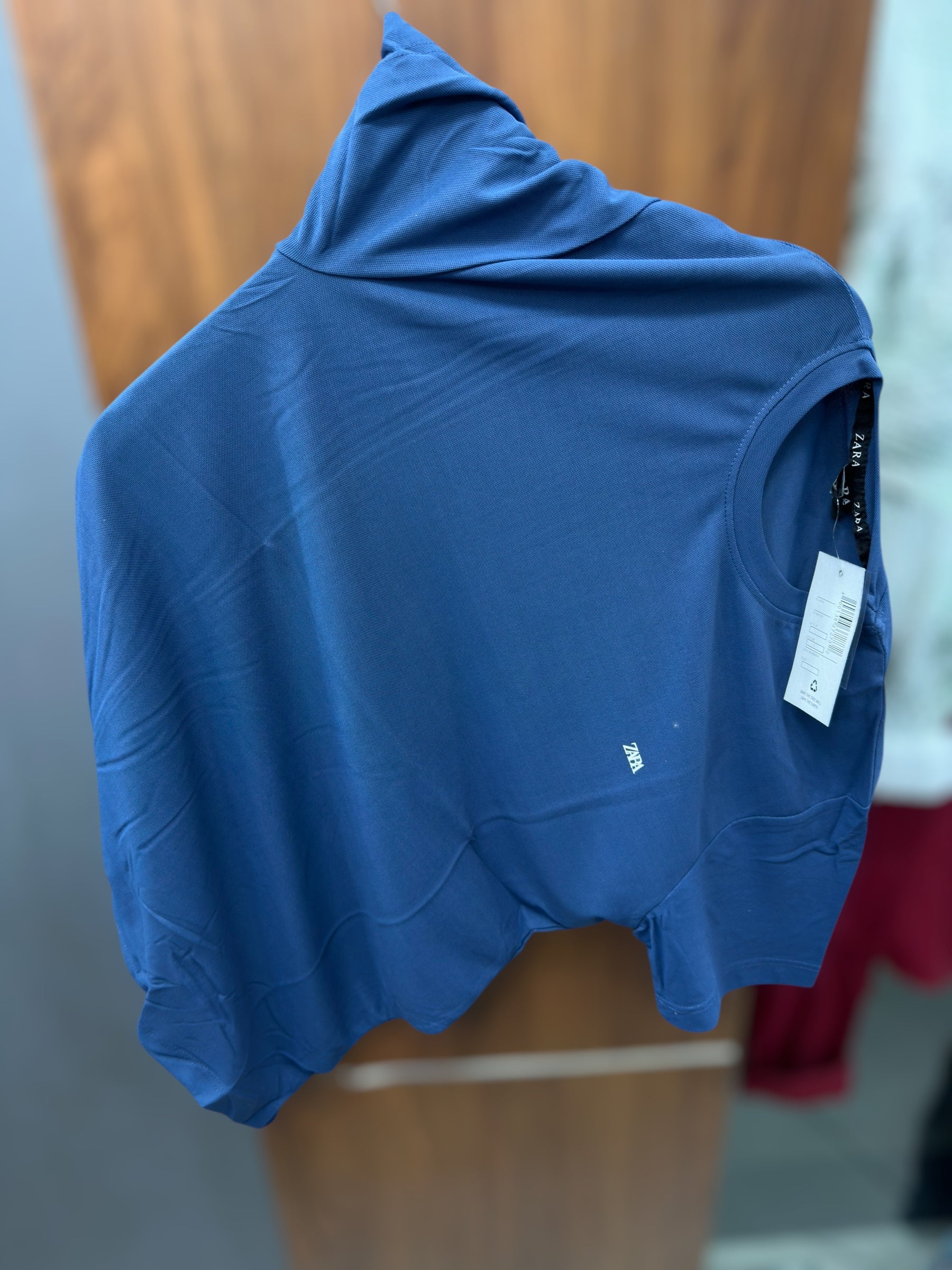 Half plain T-shirt
