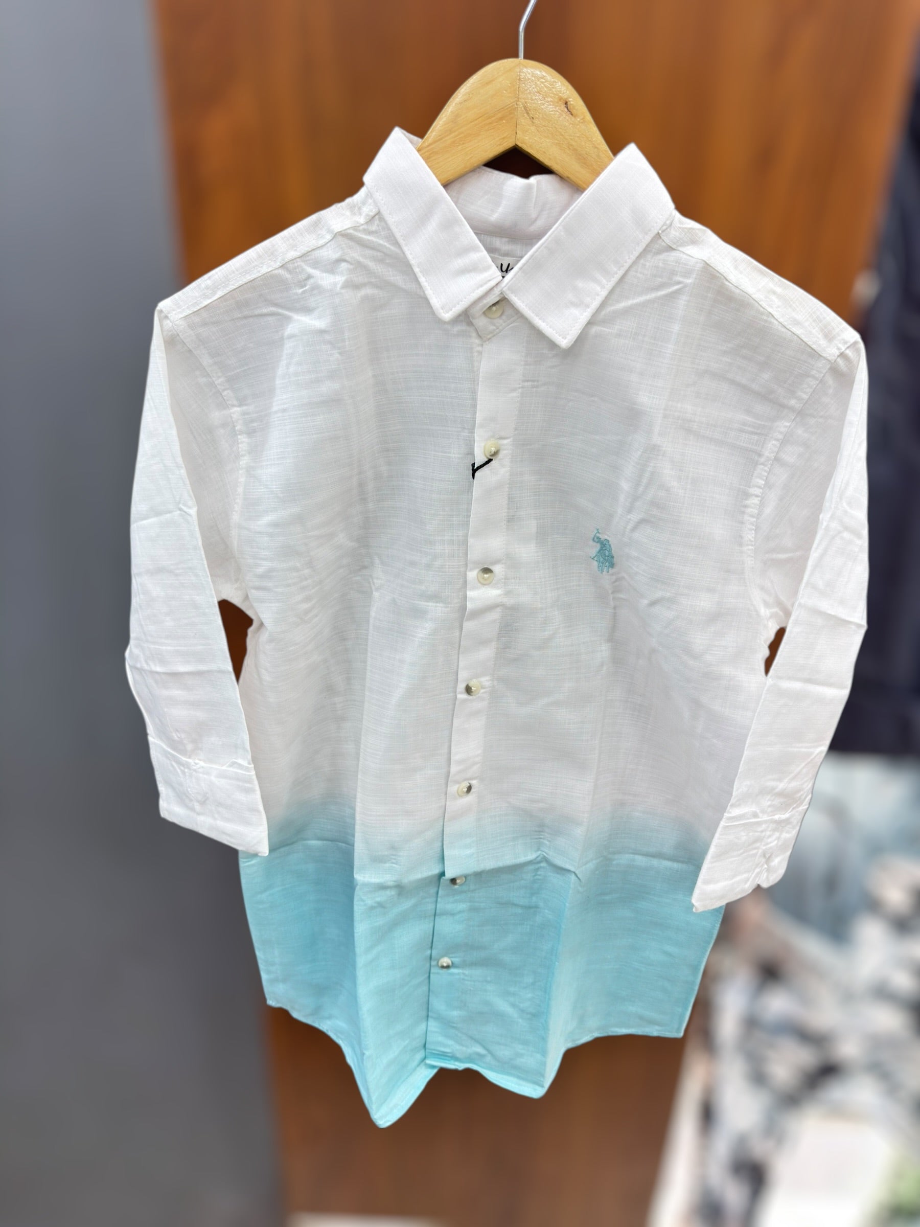 Dual Color Lelan  shirt
