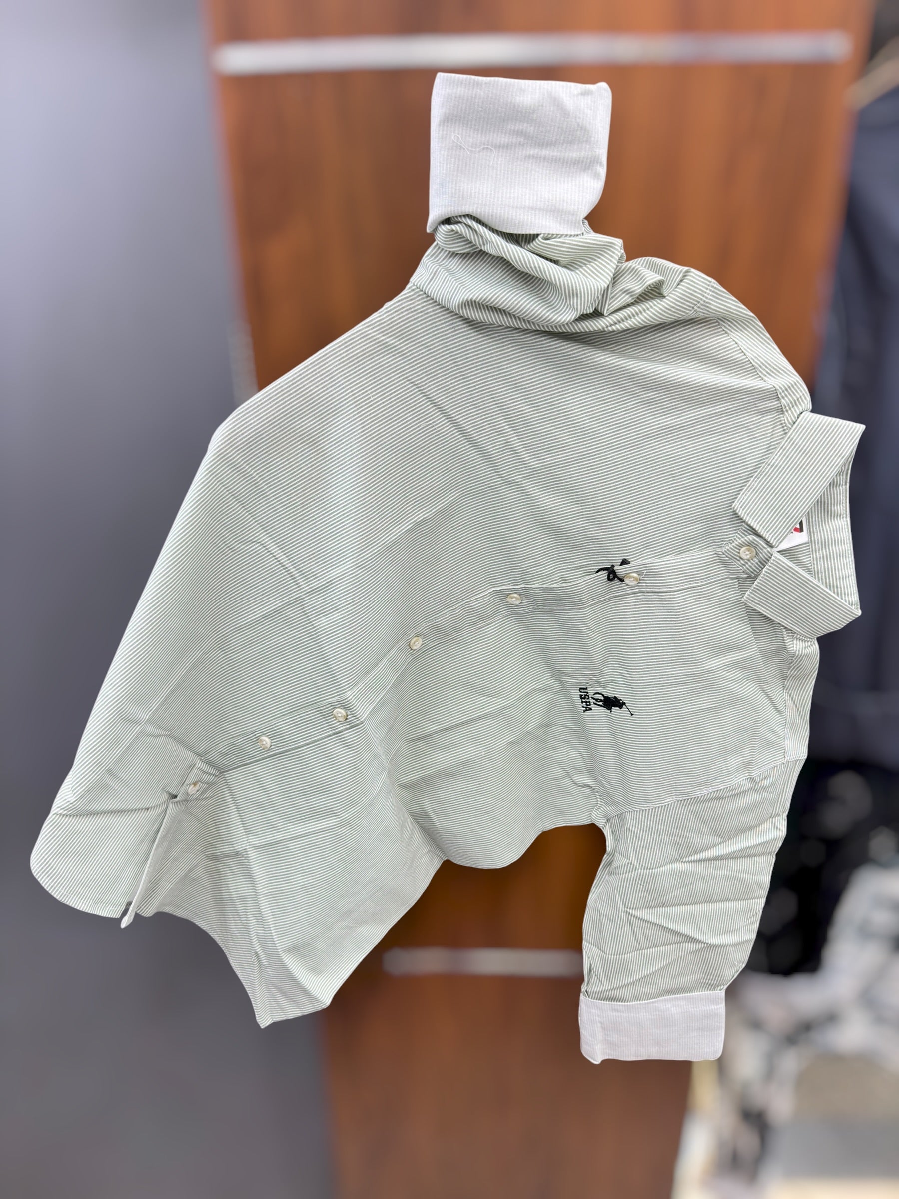 LIne shirt US SS Light Green