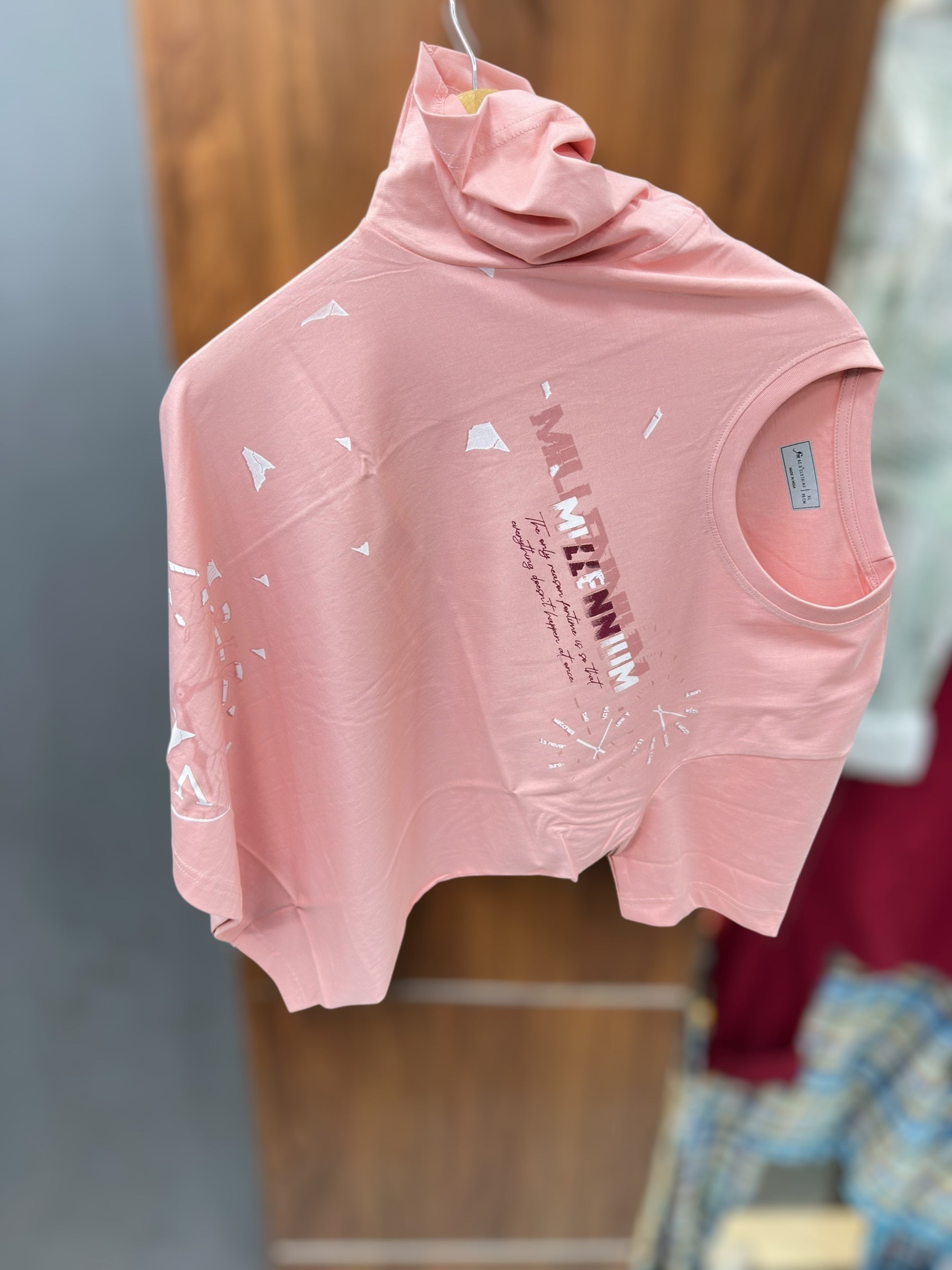 Half sleeve printed T-shirt cotton