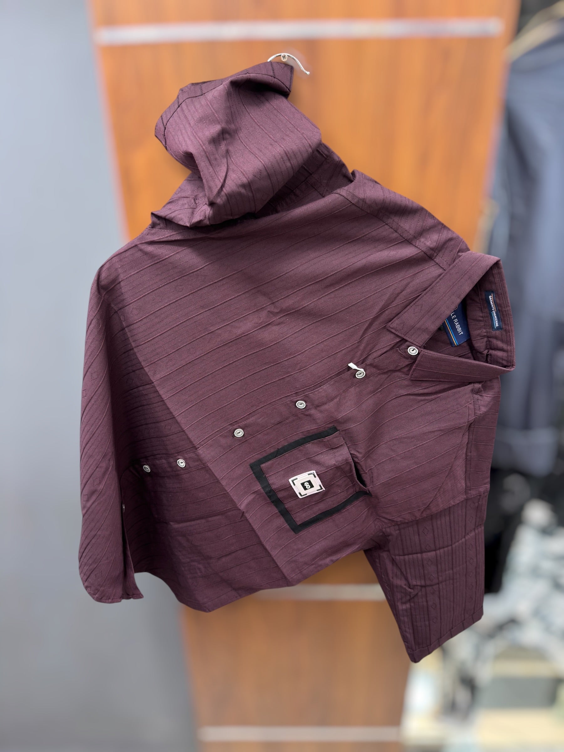 Down shoulder shirt