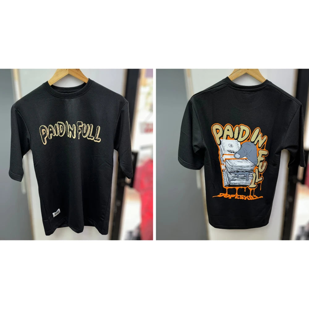 Hip hop T shirt Black