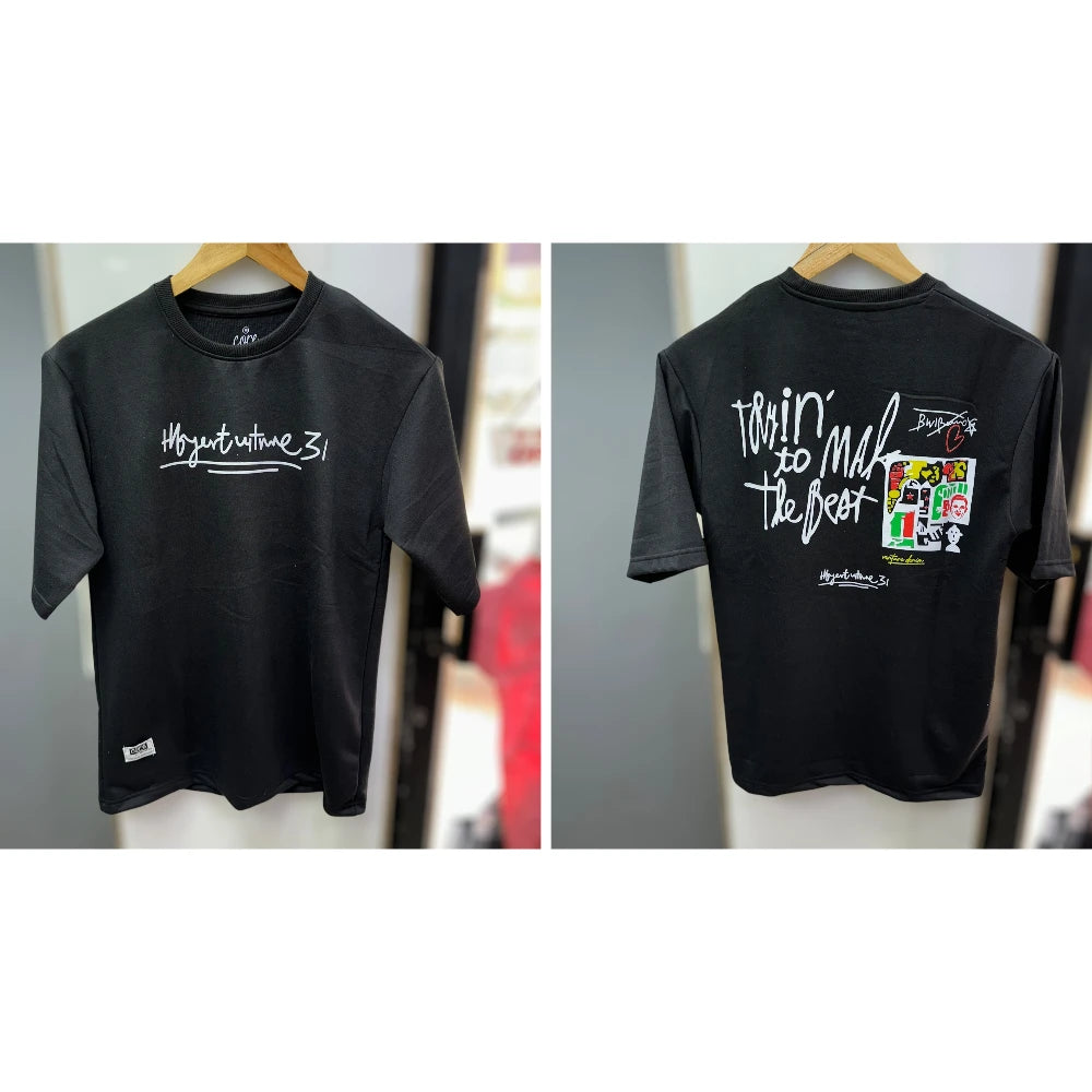 Hip hop T shirt Black